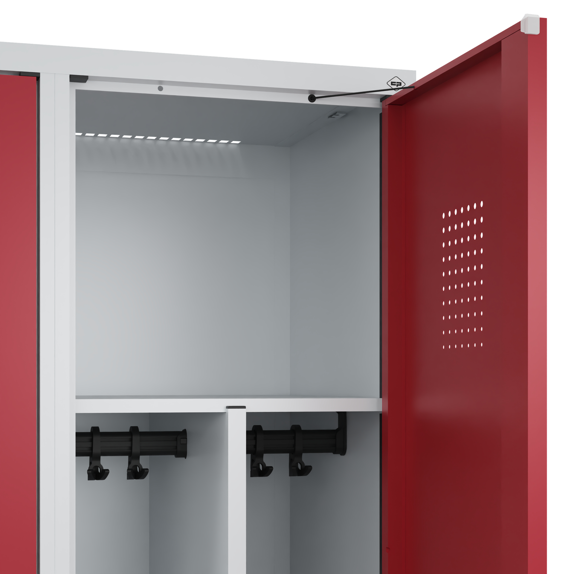 C+P Spind Evolo PLUS, Bank, 1 Abteil, 2120x400x815mm