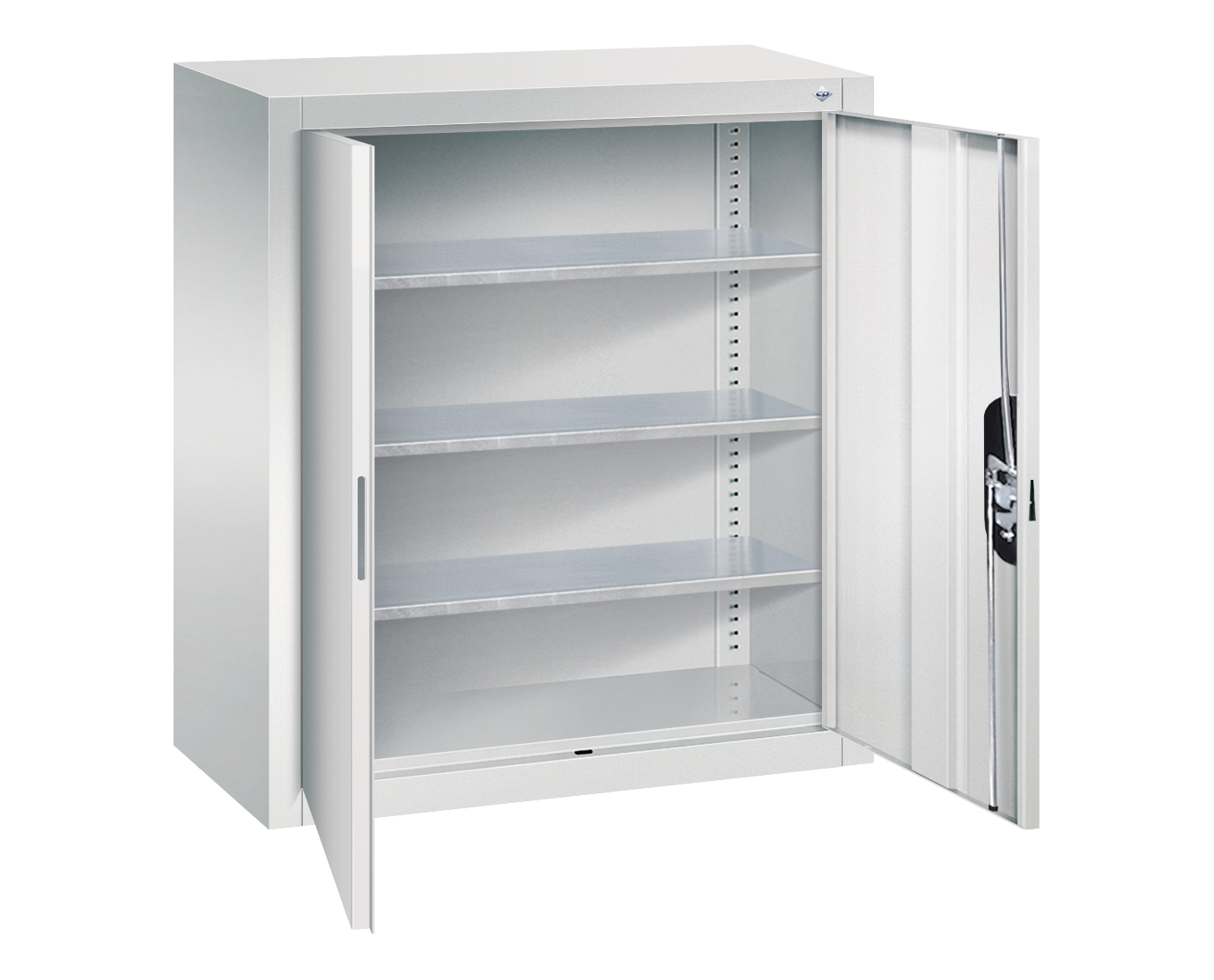 C+P Werkzeugschrank wandhängend Acurado, 830x700x300mm, 7035/7035