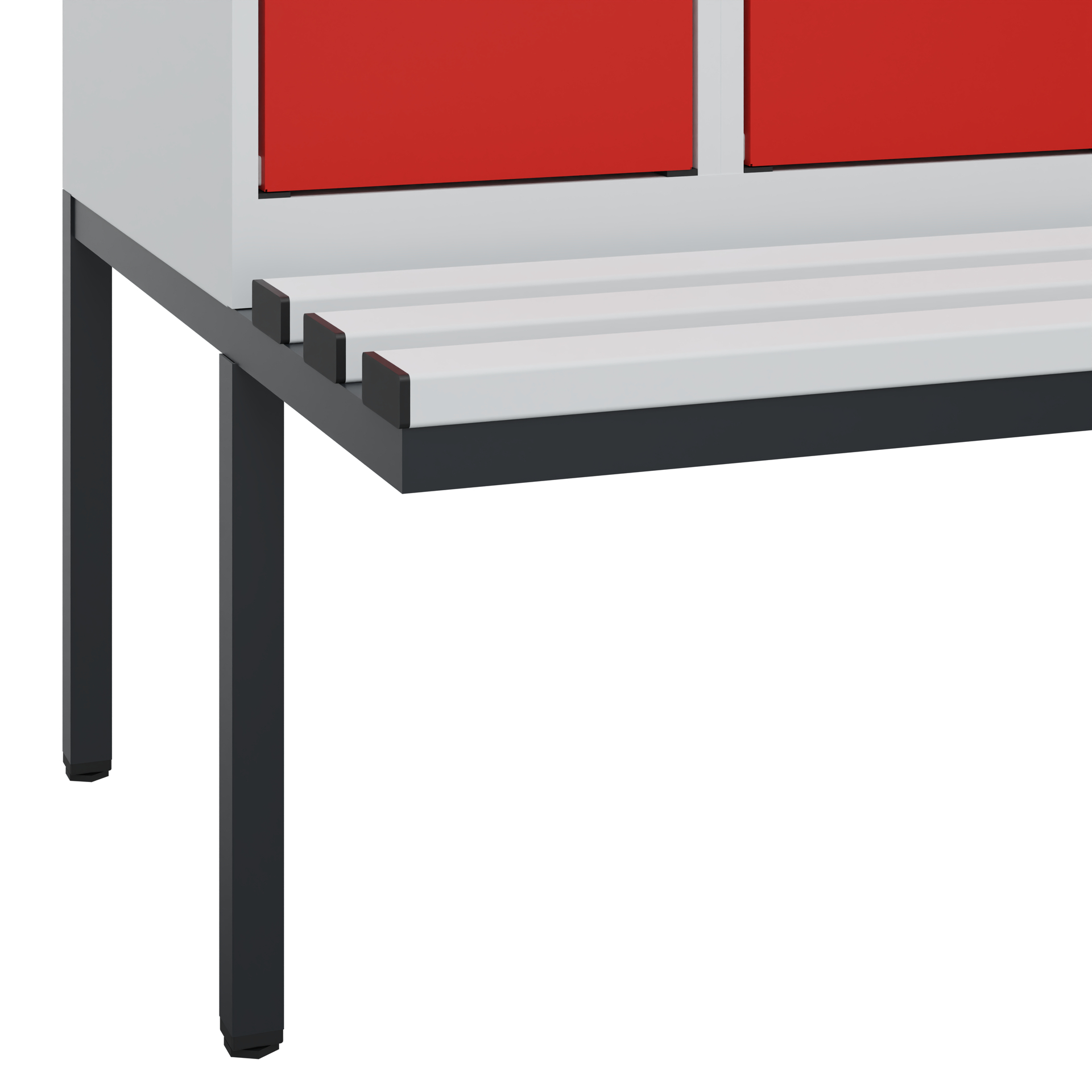 C+P Spind Evolo PLUS, Bank, 2 Abteil, 2120x600x815