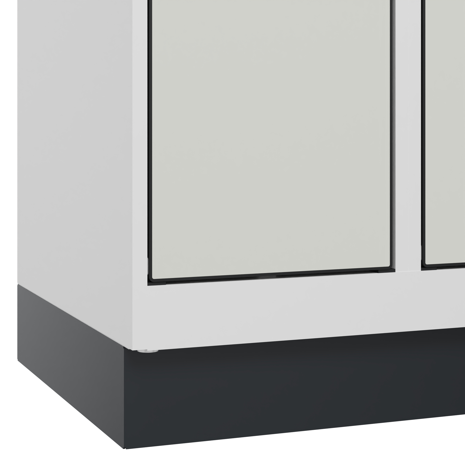 C+P Schlie�fachschrank Evolo PLUS, Sockel, 6 F�cher, 1950x300x500mm