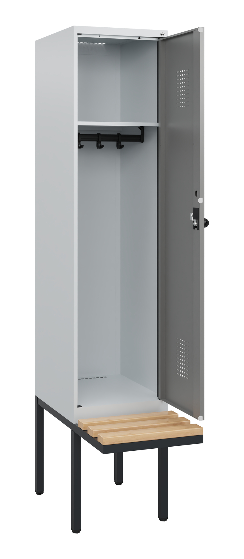 C+P Spind Evolo PLUS, Bank, 1 Abteil, 1950x400x815