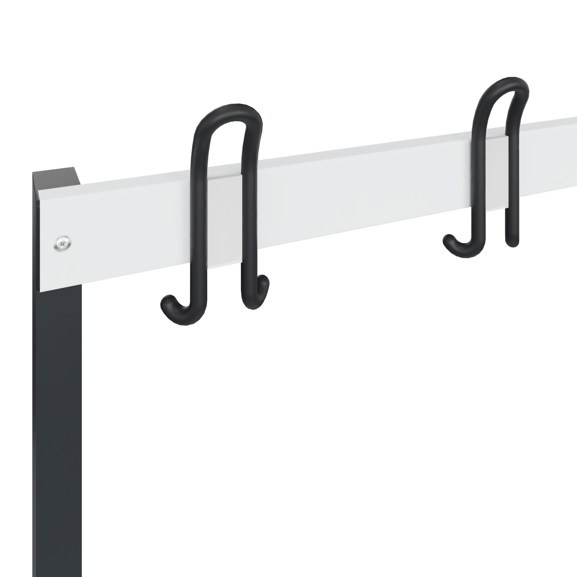 C+P Garderobenbank Solid, 1716x1000x412mm, 7021/Weiß