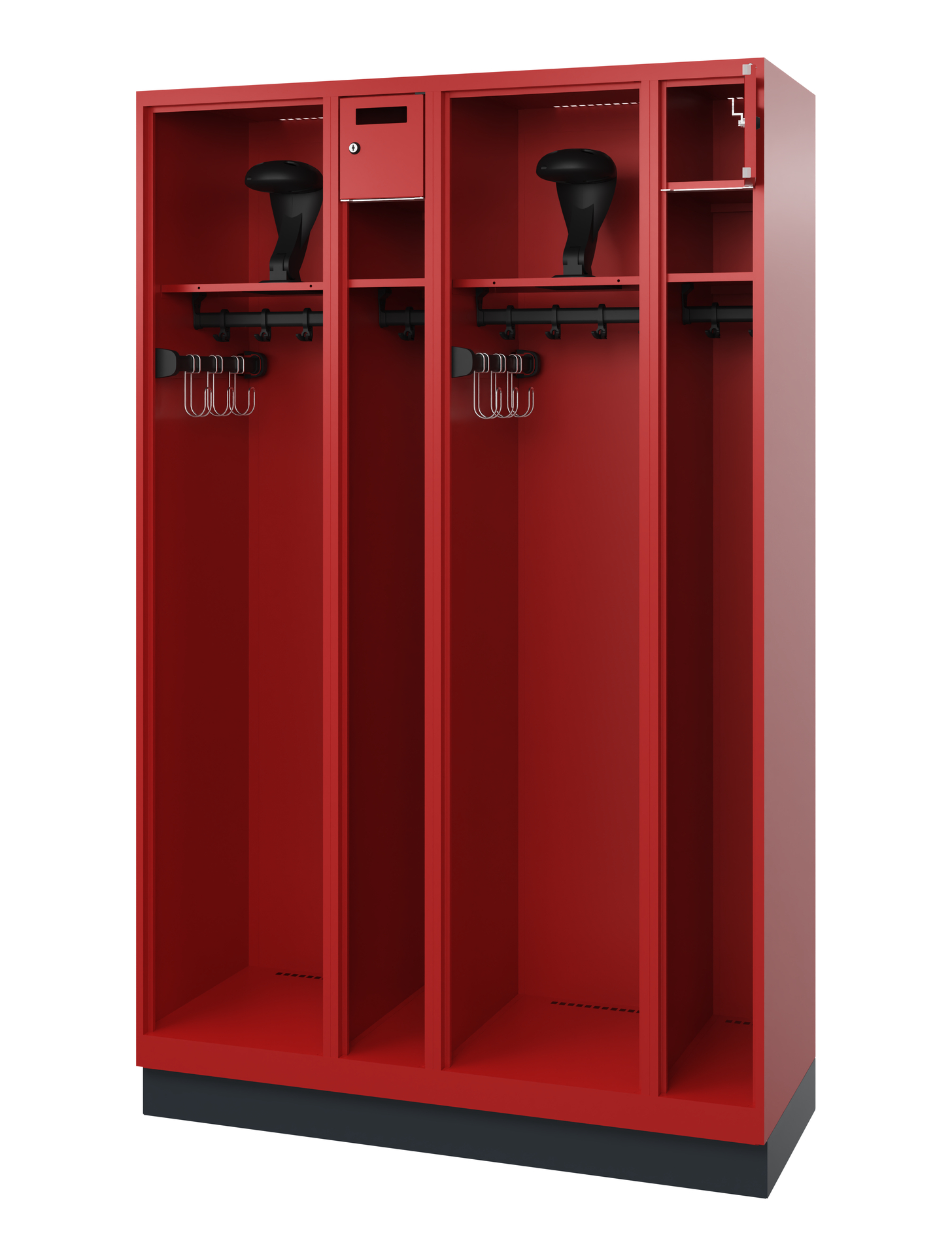 C+P Feuerwehrspind Kombi Open, 2 Abteile, 1850x120