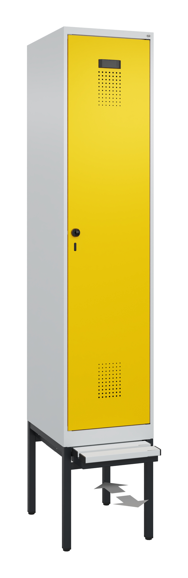 C+P Spind Evolo PLUS, Bank, 1 Abteil, 2120x400x815mm