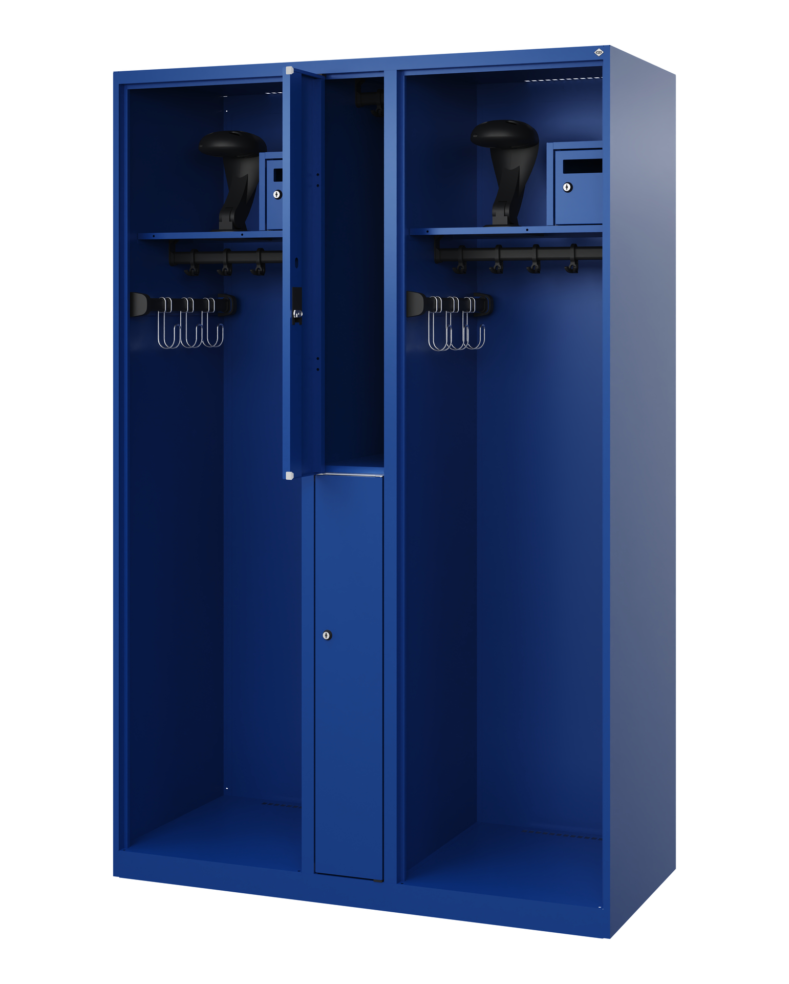 C+P Feuerwehrspind Maxi, 2 Fächer, 1850x1200x500mm