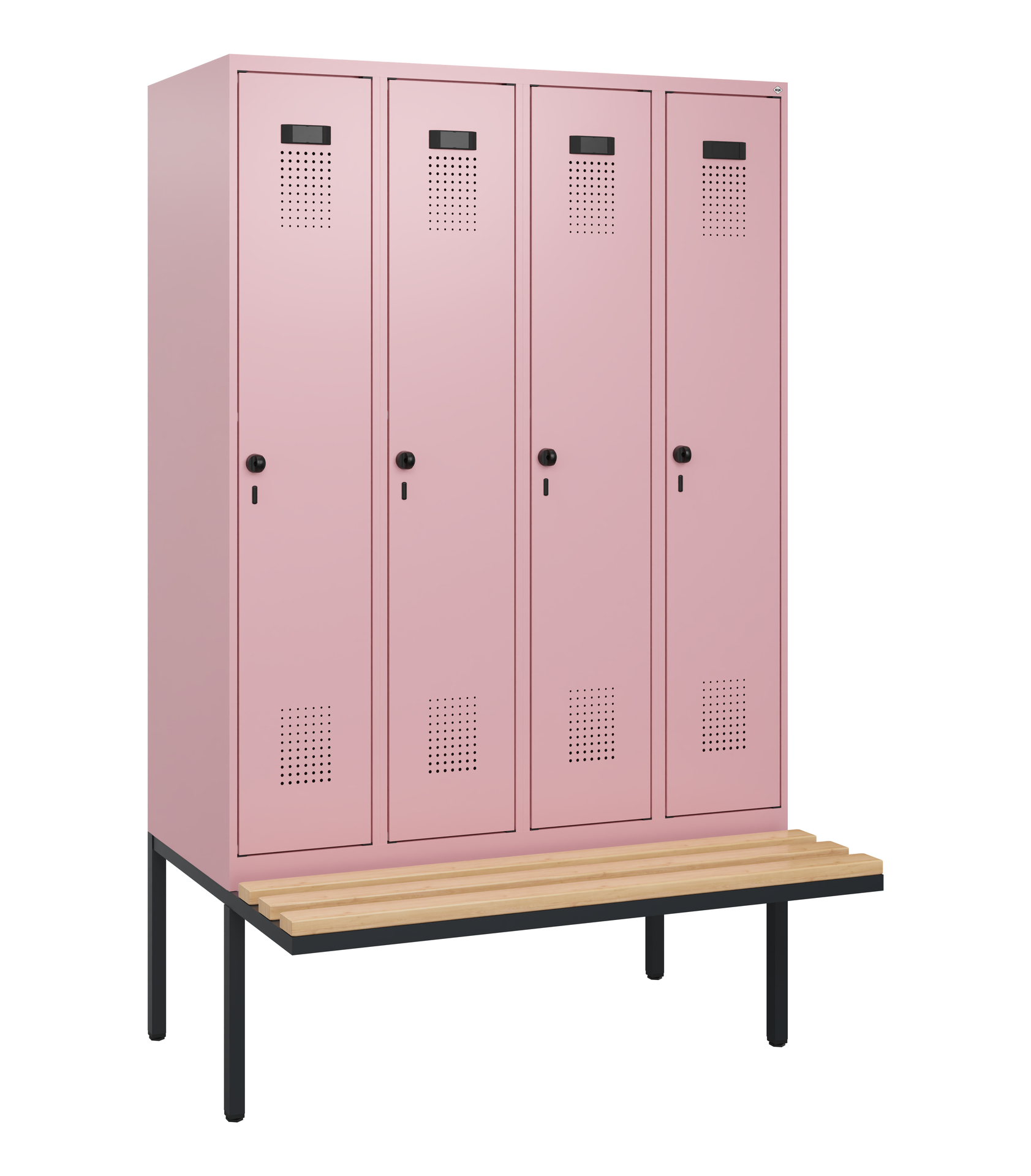 C+P Spind Evolo PLUS, Bank, 4 Abteile, 1950x1200x8