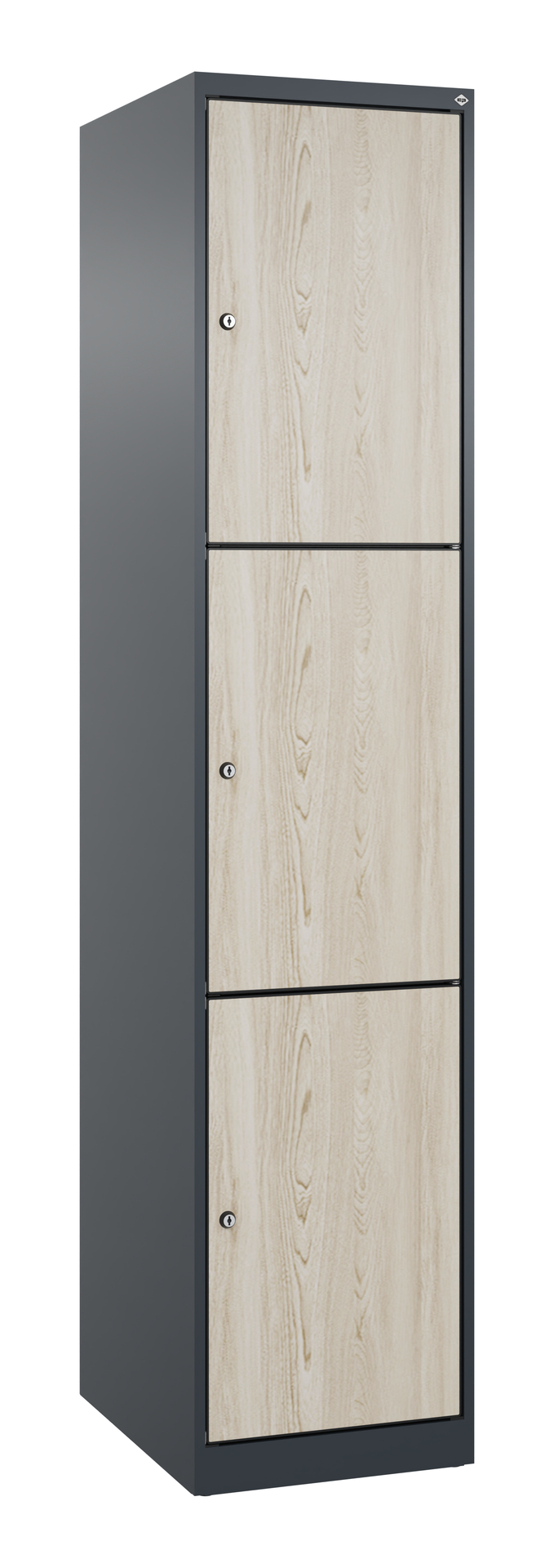 C+P Schlie�fachschrank Evolo PLUS, 3 F�cher, 1850x400x500mm