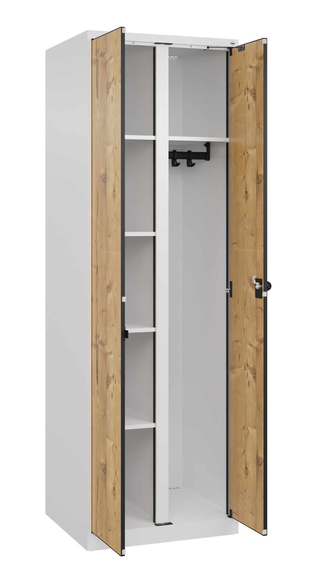 C+P Aufbewahrungsspind Evolo PLUS, 2 Abteile, 1850x600x500mm C+P Aufbewahrungsspind Evolo PLUS, 2 Abteile, 1850x600x500mm