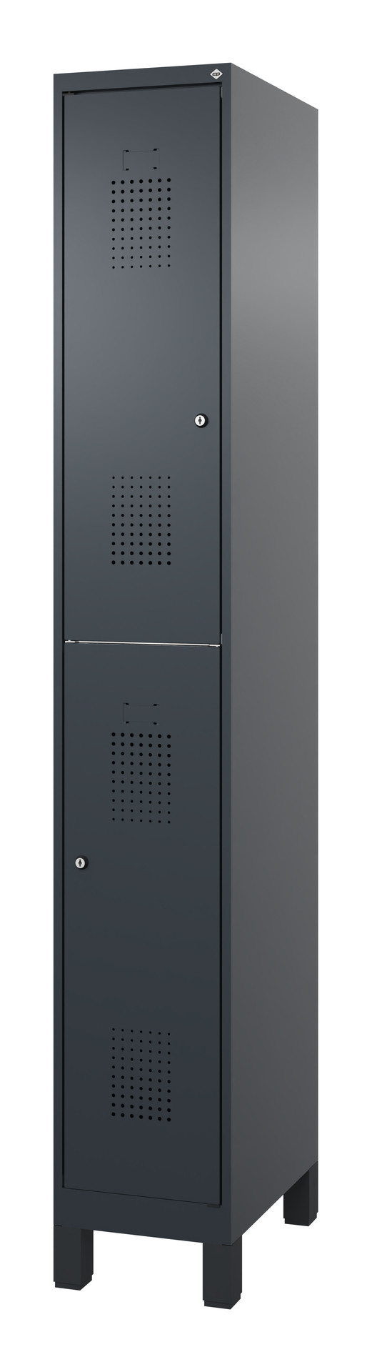 C+P Feuerwehrspind FLEXO WHITE, 1 Abteil, 2 Stöcki