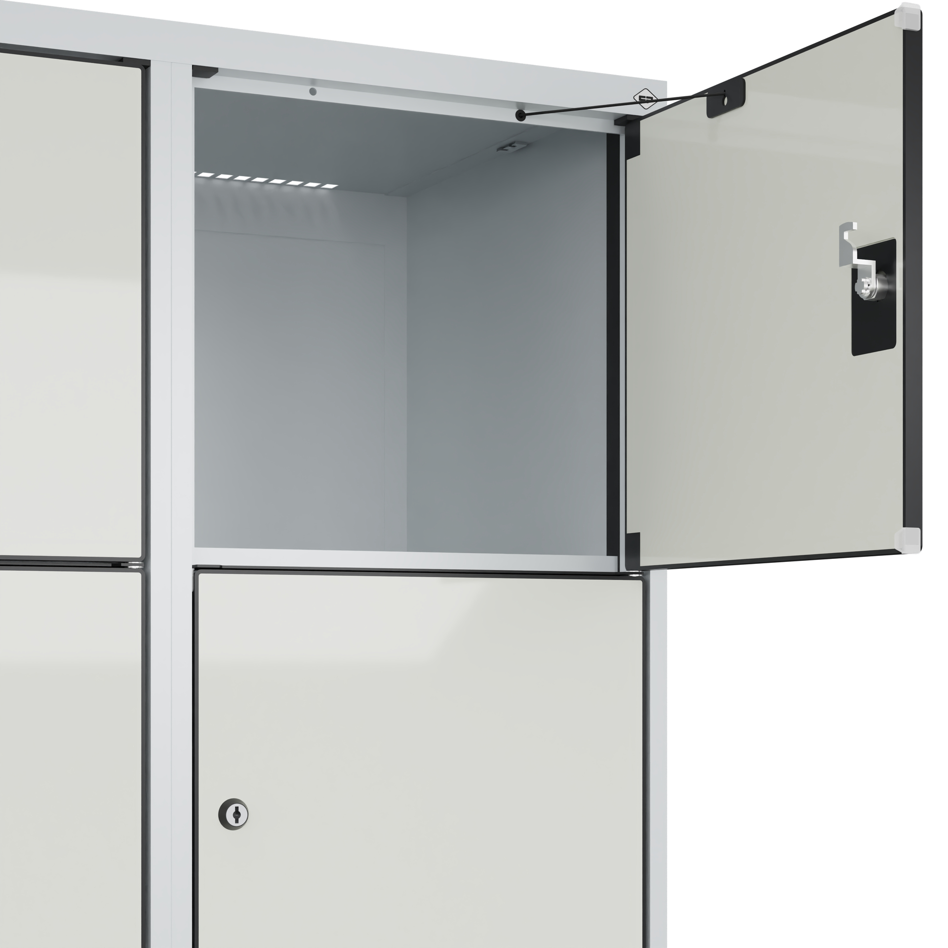 C+P Schlie�fachschrank Evolo PLUS, 15 F�cher, 1850x1200x500mm
