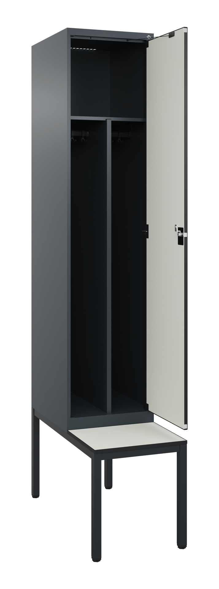 C+P Spind Evolo PLUS, Bank, 1 Abteil, 2120x400x815mm