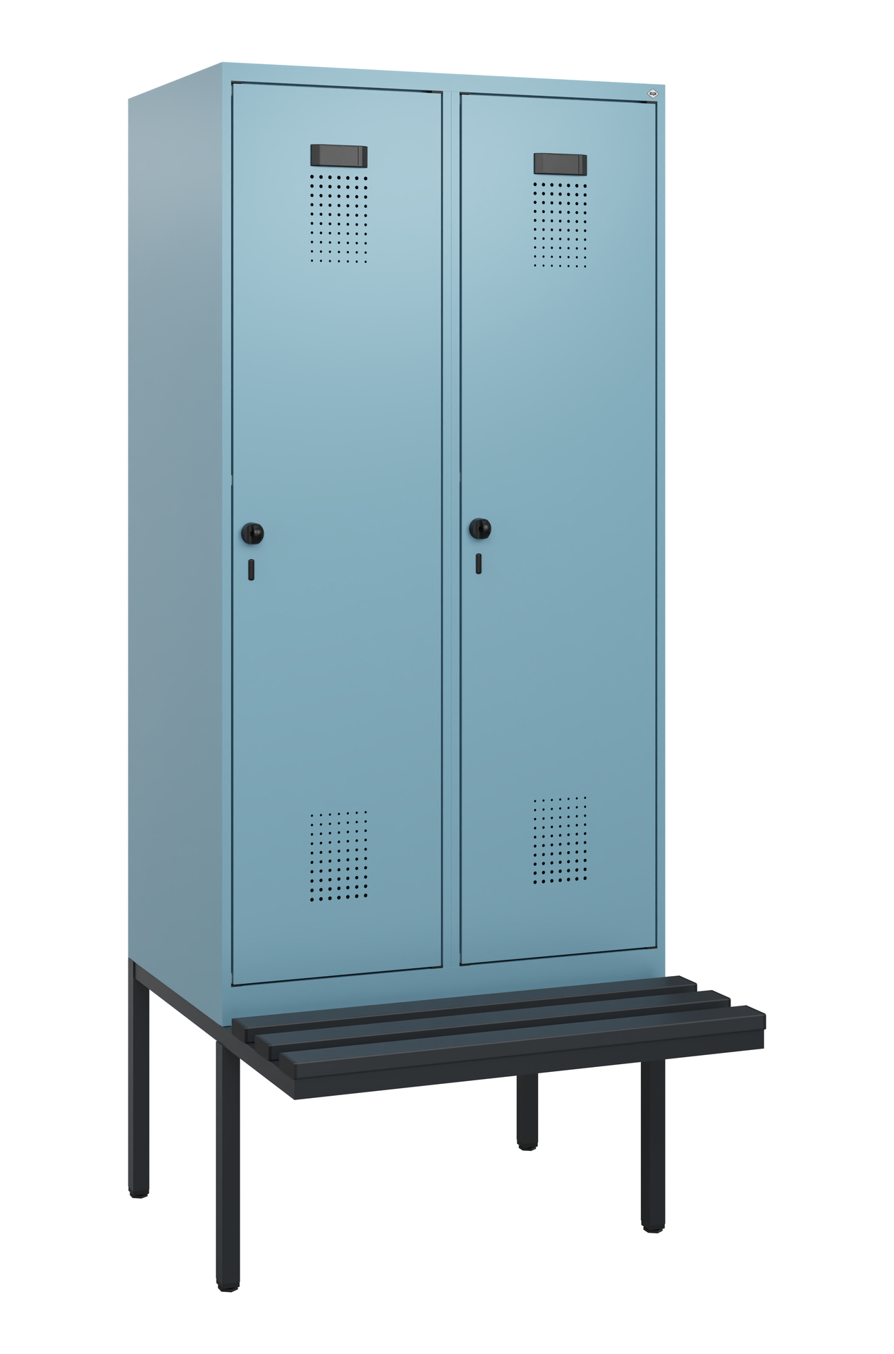 C+P Spind Evolo PLUS, Bank, 2 Abteile, 1950x800x81