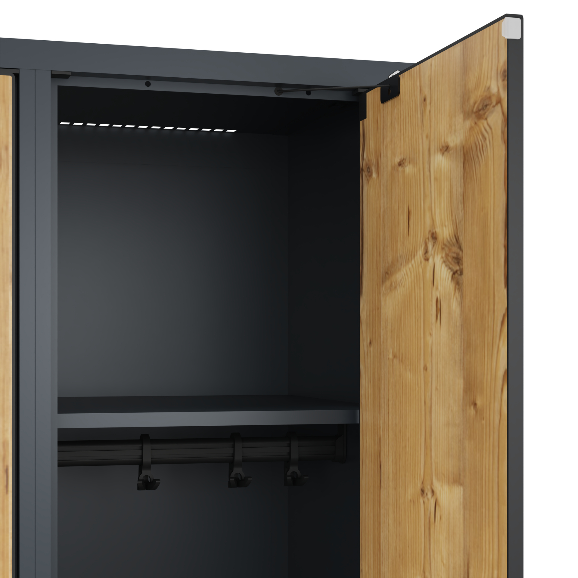 C+P Spind Evolo PLUS, Gestell, 1 Abteil, 1950x400x500mm