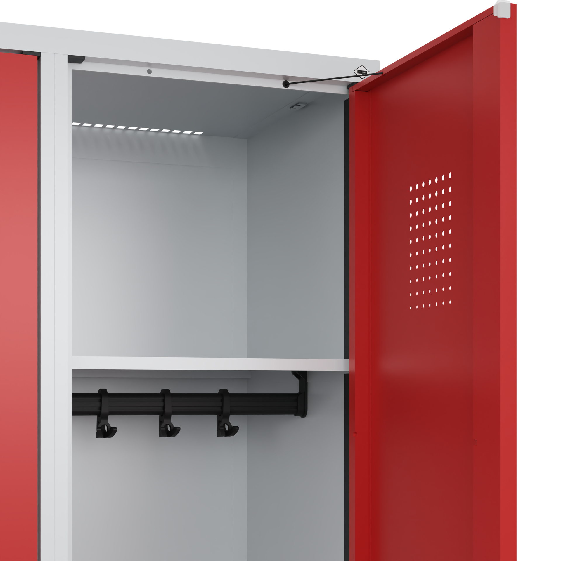 C+P Spind Evolo PLUS, Bank, 3 Abteile, 1950x1200x815mm