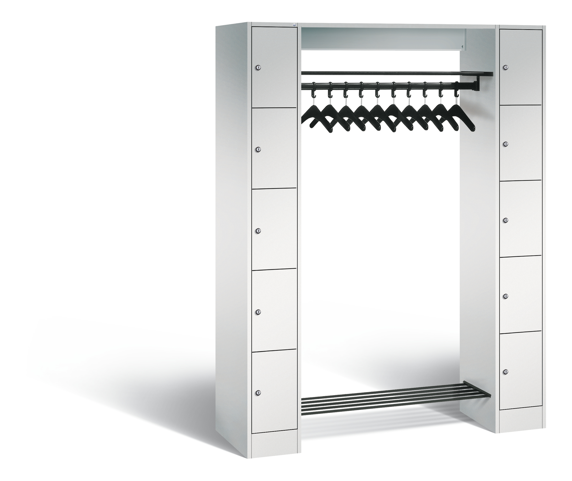 C+P Offene Garderobe, H1950xB1430xT480mm