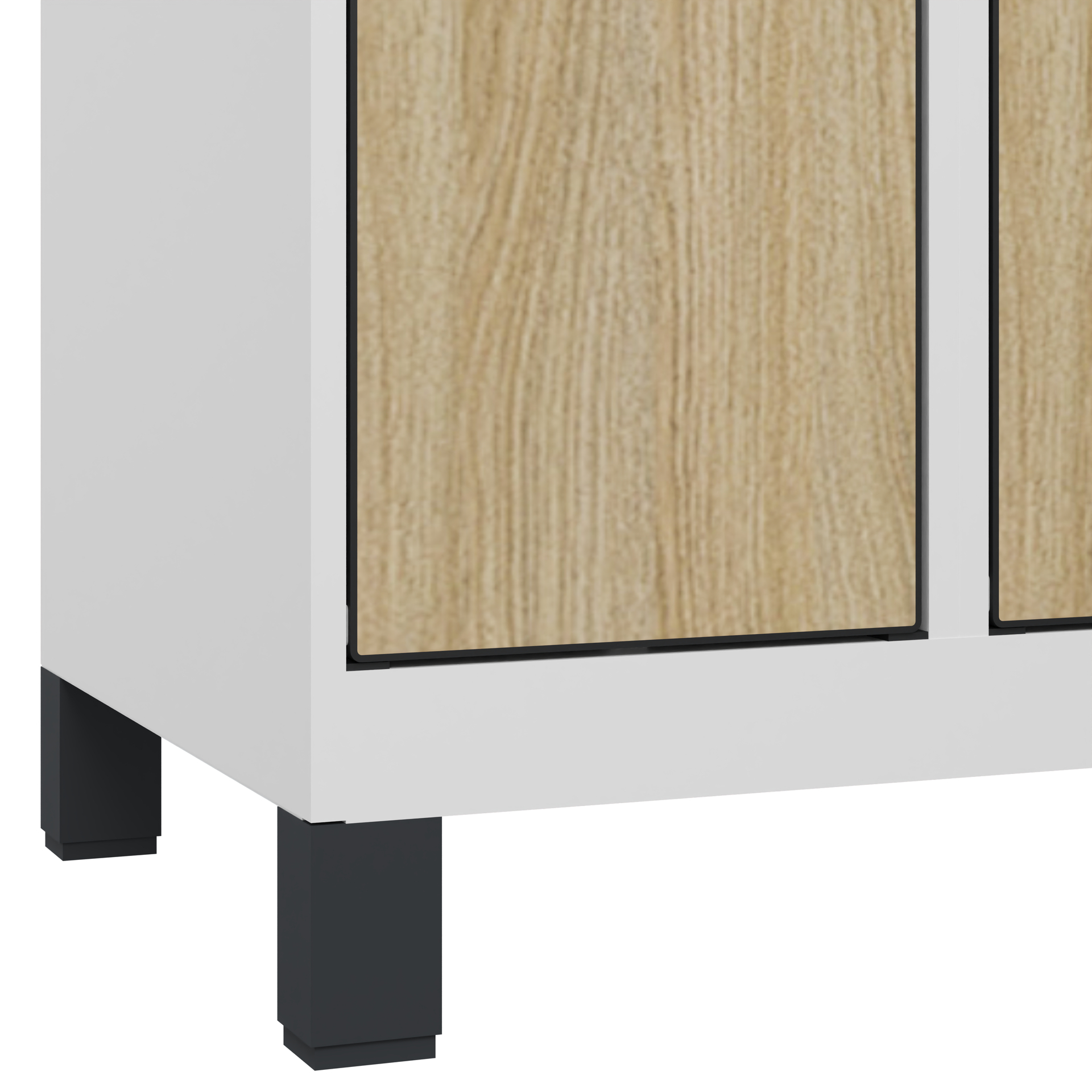 C+P Schlie�fachschrank Evolo PLUS, F��e, 12 F�cher, 1950x1200x500mm