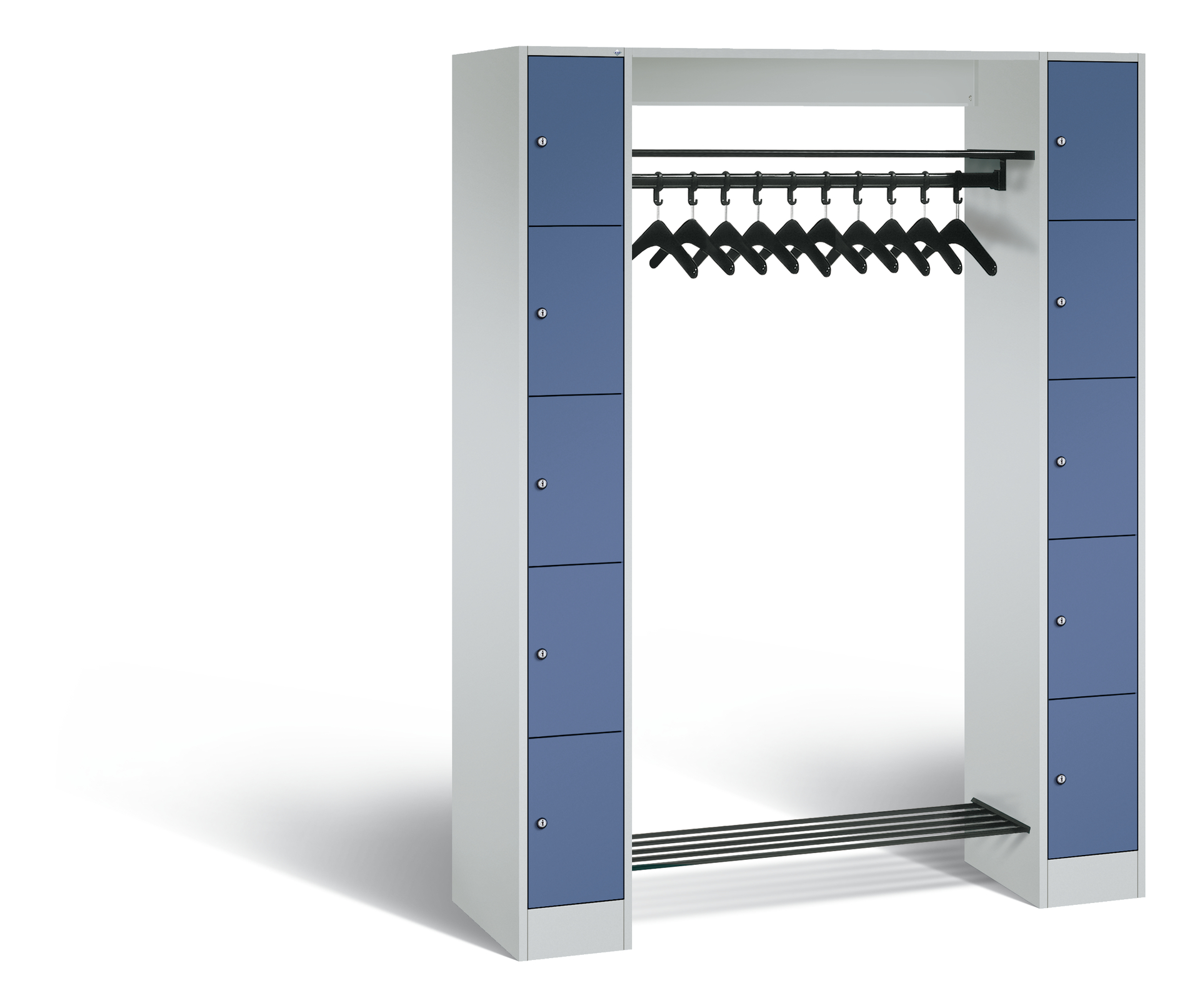 C+P Offene Garderobe, H1950xB1430xT480mm