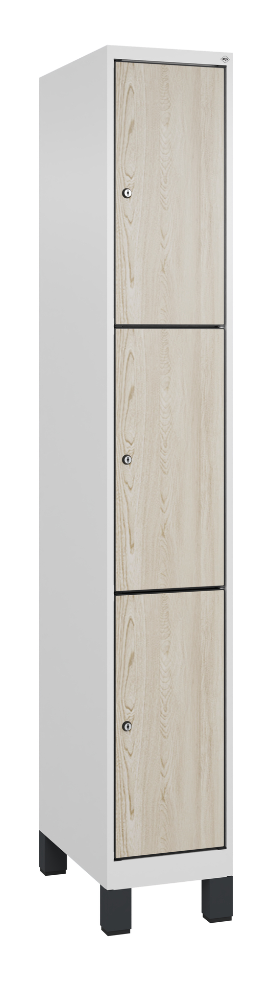 C+P Schlie�fachschrank Evolo PLUS, F��e, 3 F�cher, 1950x300x500mm