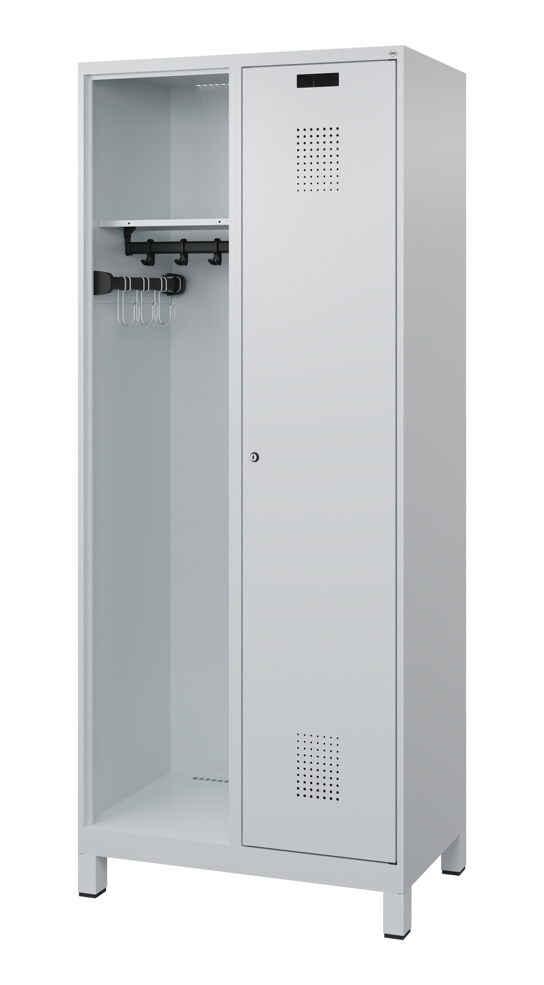 C+P Feuerwehrspind Kombi, 1 Abteil, 1850x800x500mm