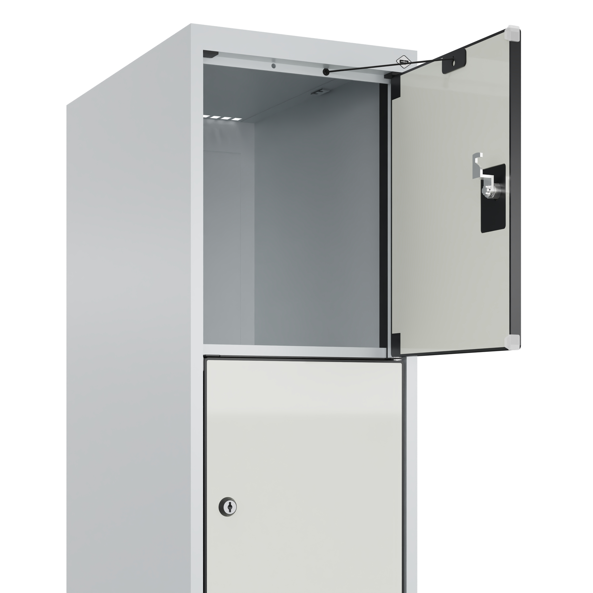 C+P Schlie�fachschrank Evolo PLUS, F��e, 5 F�cher, 1950x300x500mm