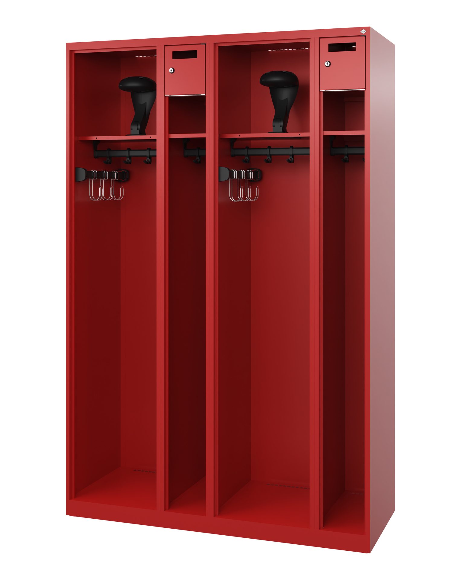 C+P Feuerwehrspind Kombi Open, 2 Abteile, 1850x120