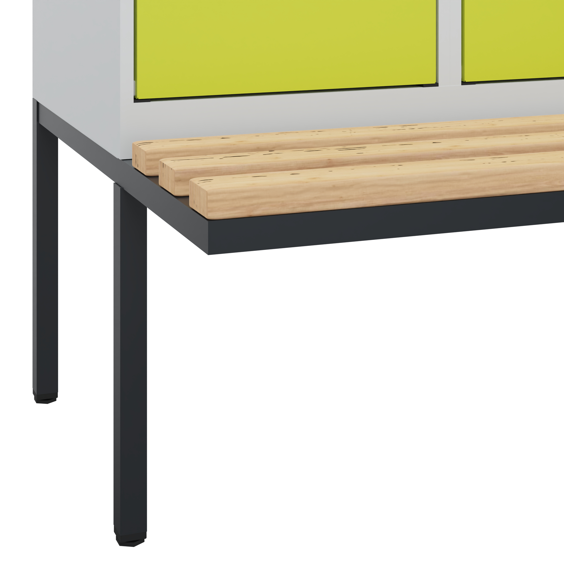 C+P Spind Evolo PLUS, Bank, 2 Abteile, 2120x800x81