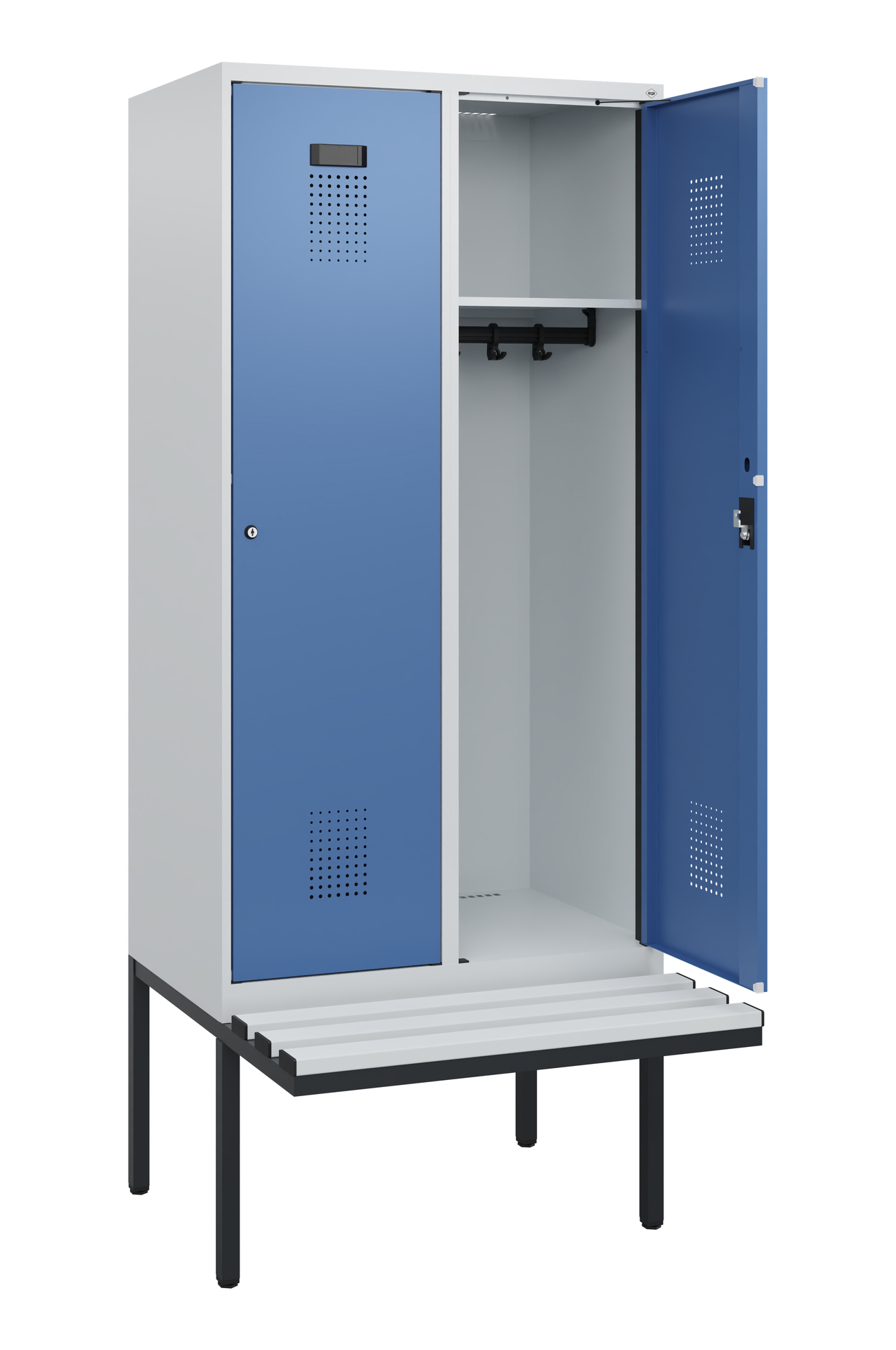 C+P Spind Evolo PLUS, Bank, 2 Abteile, 1950x800x81
