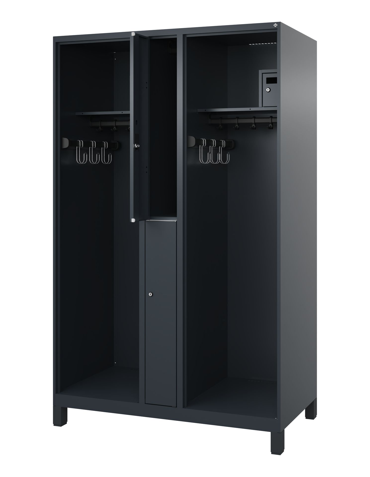 C+P Feuerwehrspind Maxi, 2 Fächer, 1850x1200x600mm