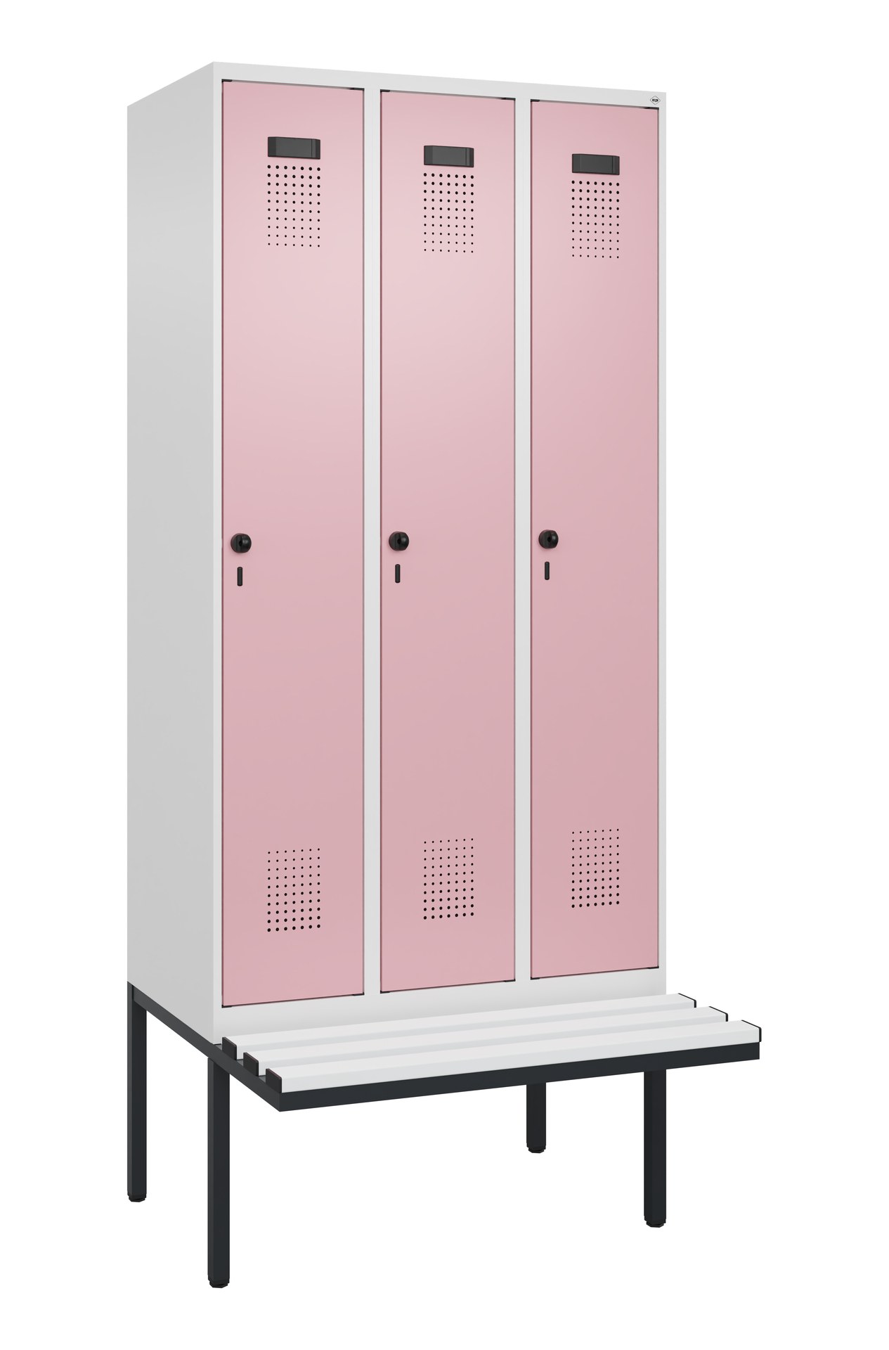 C+P Spind Evolo PLUS, Bank, 3 Abteile, 2120x900x81