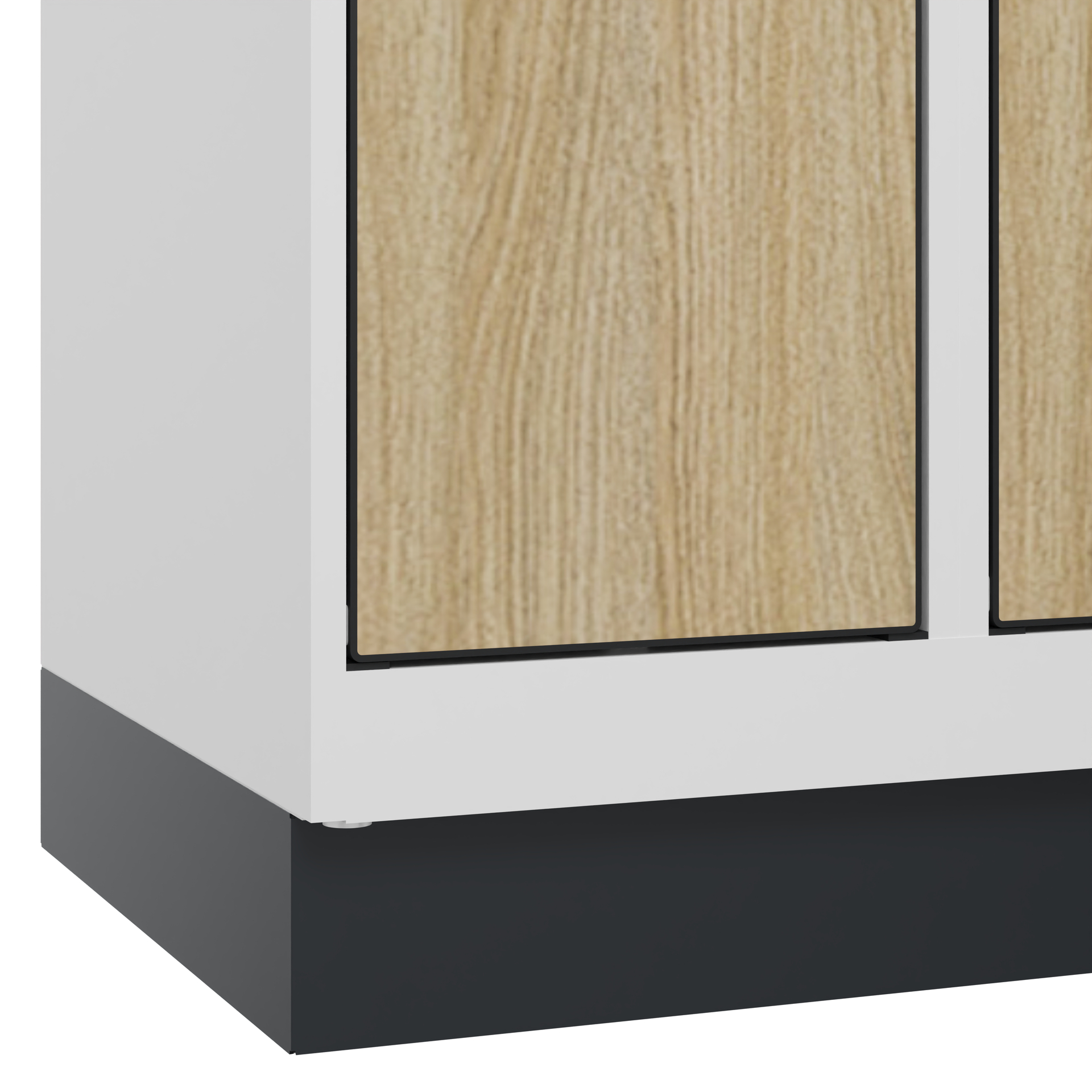 C+P Schlie�fachschrank Evolo PLUS, Sockel, 3 F�cher, 1950x300x500mm