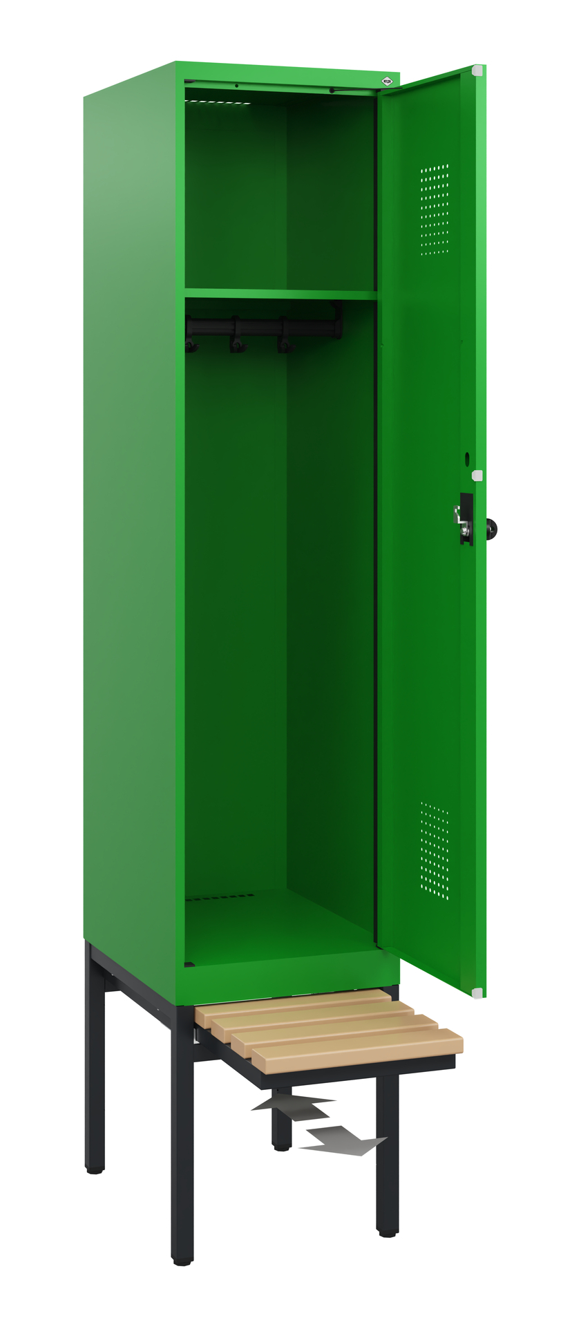 C+P Spind Evolo PLUS, Bank, 1 Abteil, 1950x400x815mm