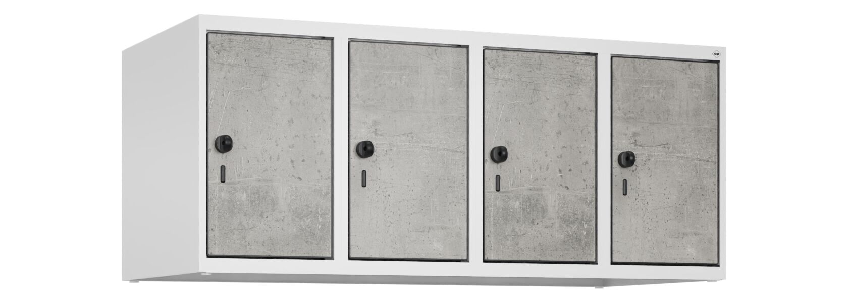 C+P Aufsatzschrank Evolo PLUS, 4 Abteile, 500x1200x500mm