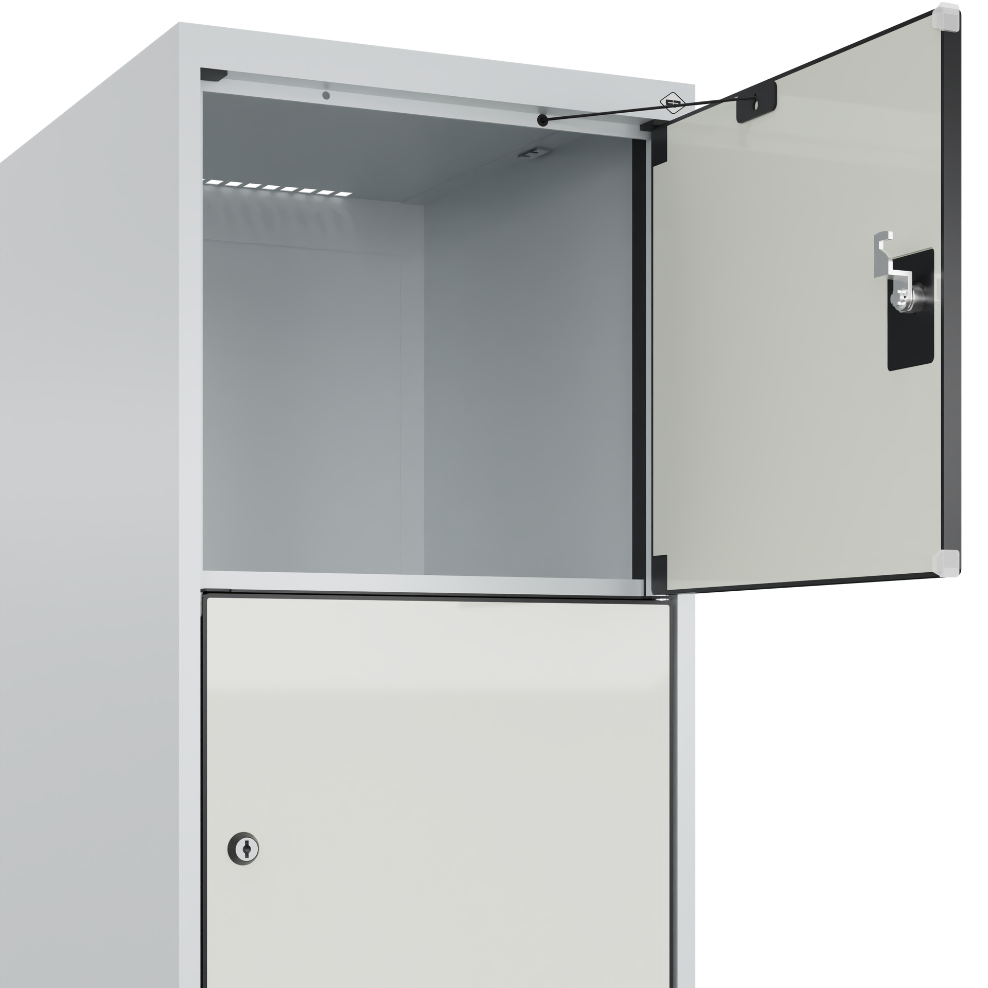 C+P Schlie�fachschrank Evolo PLUS, F��e, 5 F�cher, 1950x400x500mm