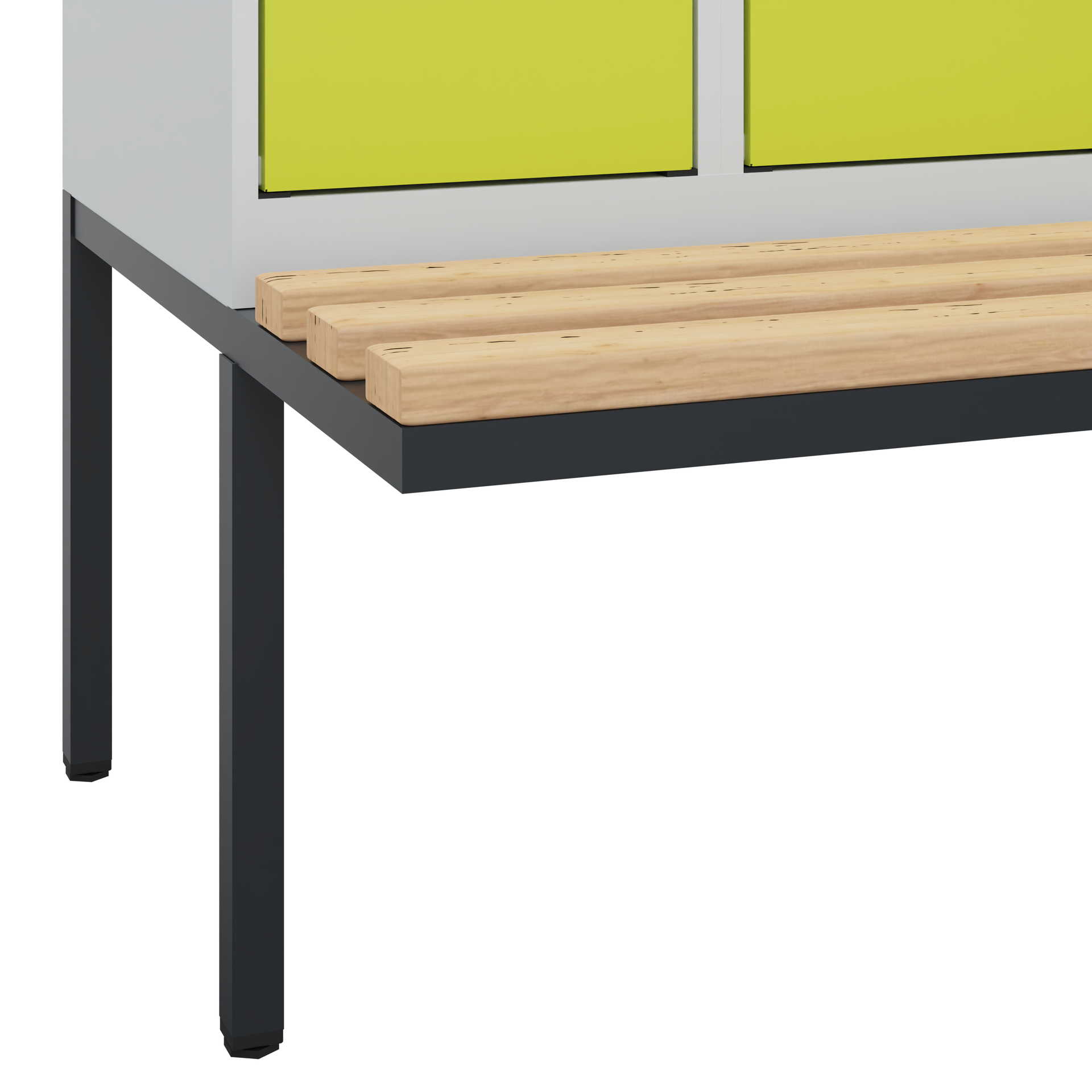 C+P Spind Evolo PLUS, Bank, 3 Abteile, 1950x900x81