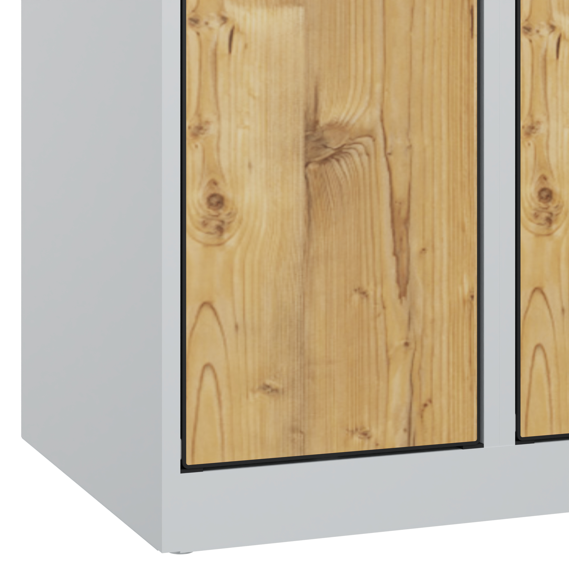 C+P Doppelst�ckiger Spind Evolo PLUS, 2 F�cher, 1850x300x500mm