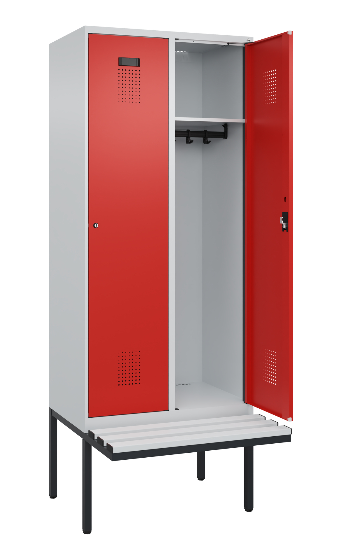C+P Spind Evolo PLUS, Bank, 2 Abteile, 2120x800x81