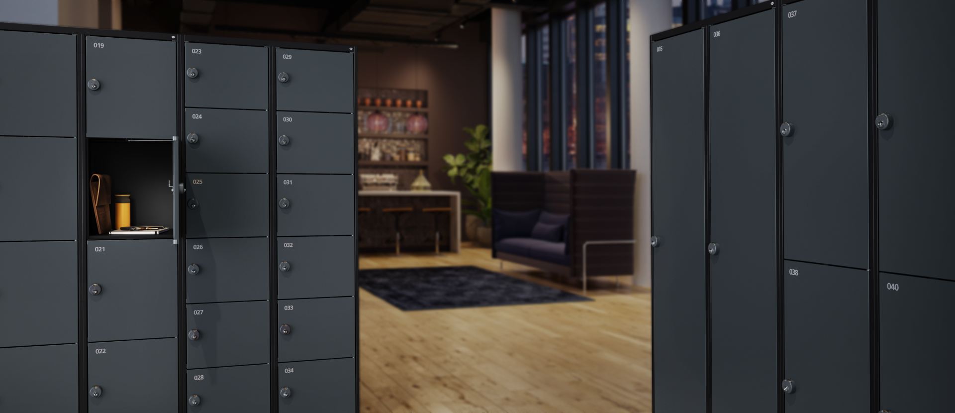 Evolo PLUS locker system by C+P