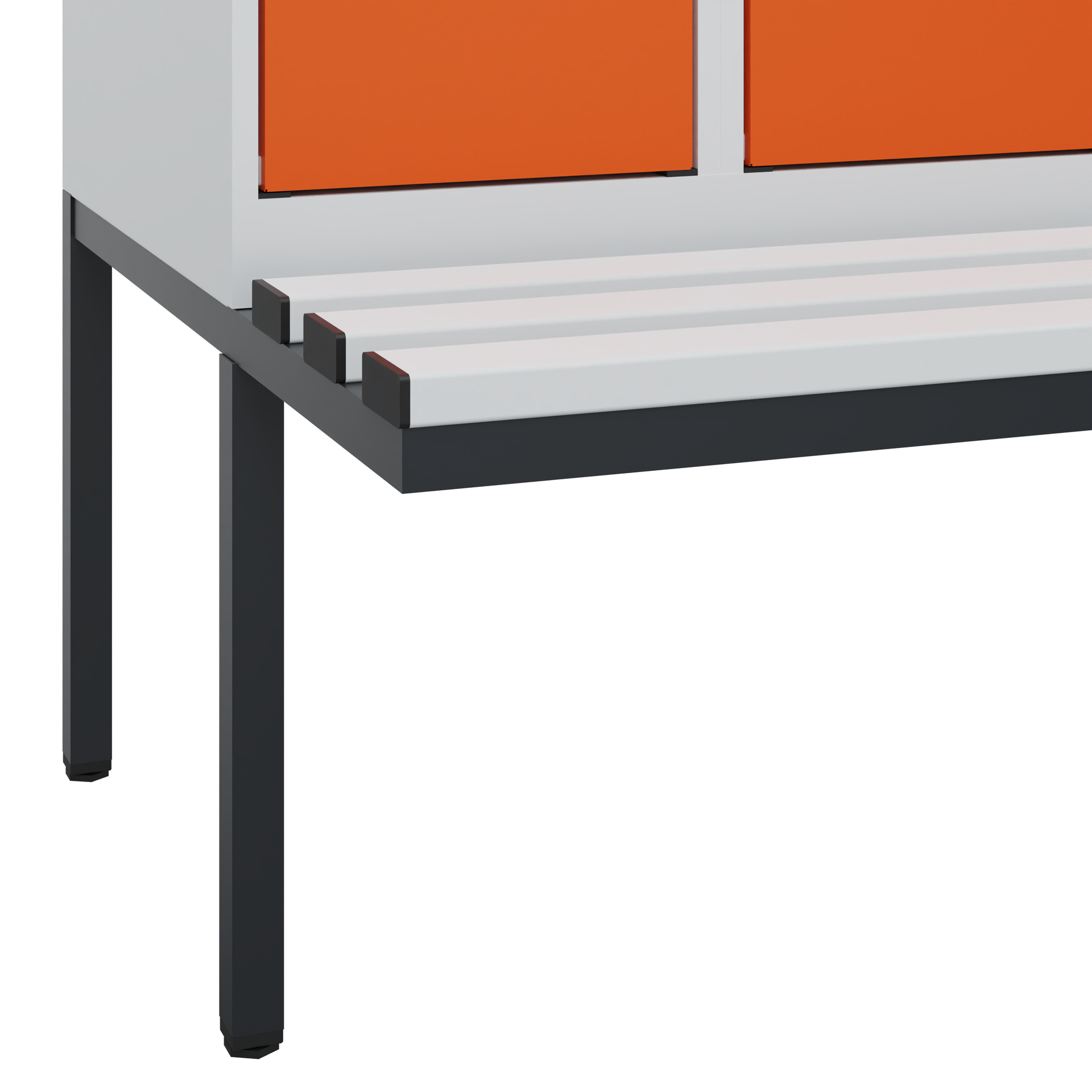 C+P Spind Evolo PLUS, Bank, 3 Abteile, 1950x900x81