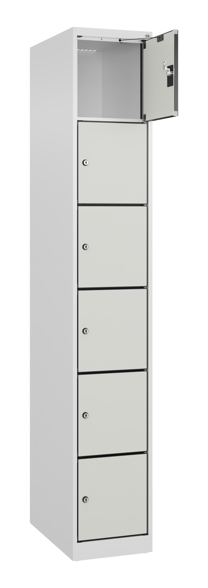 C+P Schlie�fachschrank Evolo PLUS, 6 F�cher, 1850x300x500mm
