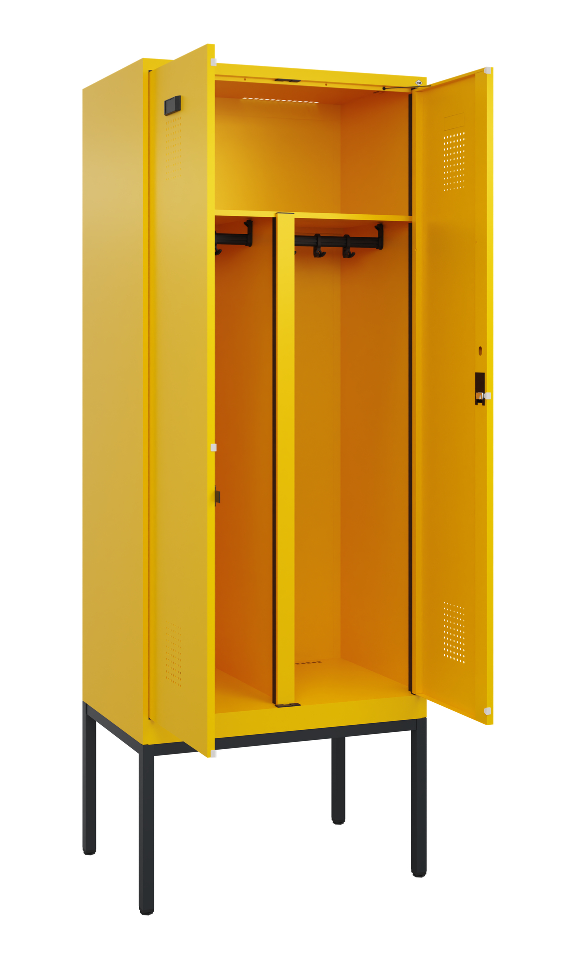 C+P PSA Doppel-Spind Evolo PLUS, Gestell, 2 Abteil
