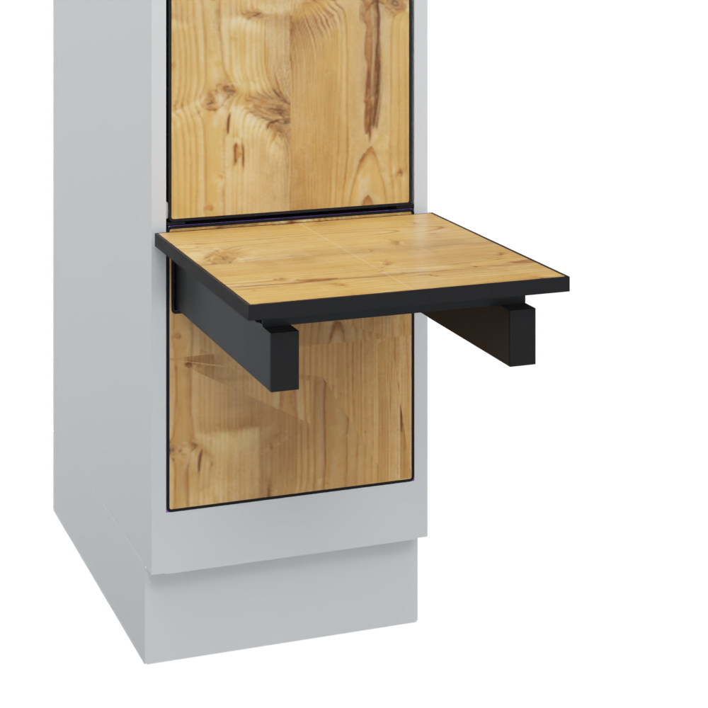 C+P Spind Evolo PLUS, Bank, 1 Abteil, 1950x300x815mm