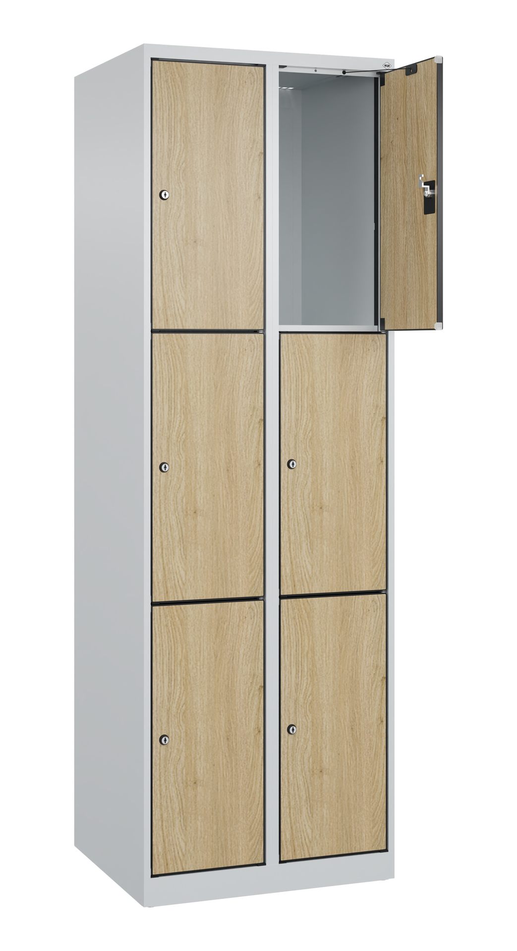 C+P Schlie�fachschrank Evolo PLUS, 6 F�cher, 1850x600x500mm