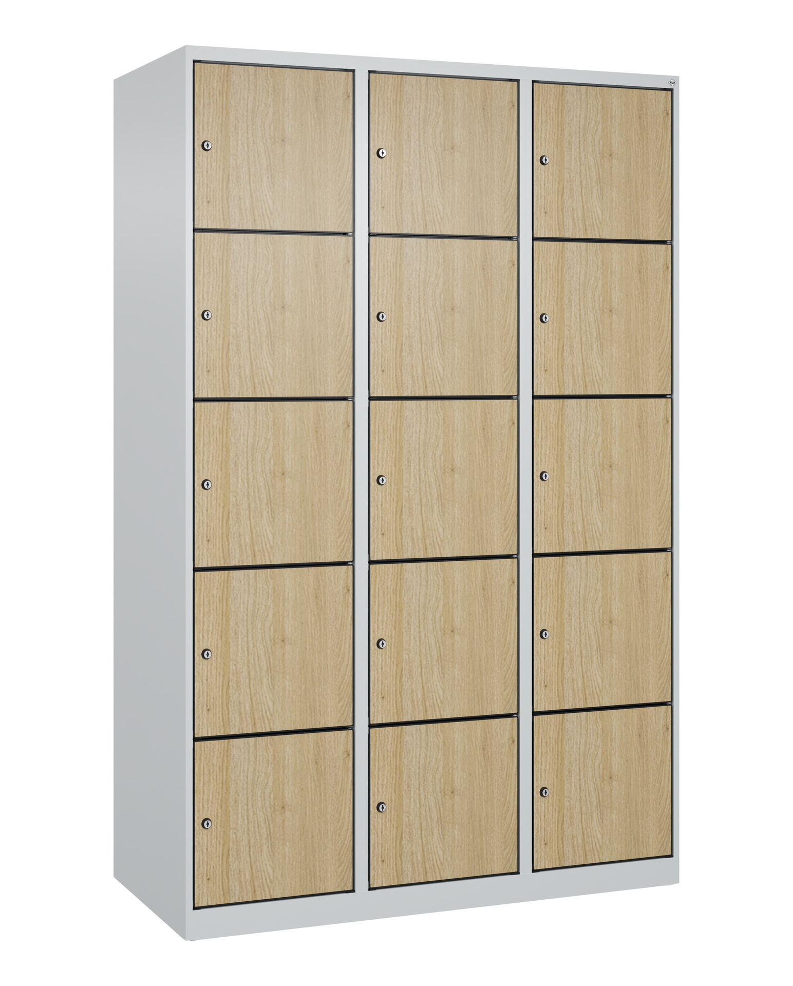 C+P Schlie�fachschrank Evolo PLUS, 15 F�cher, 1850x1200x500mm