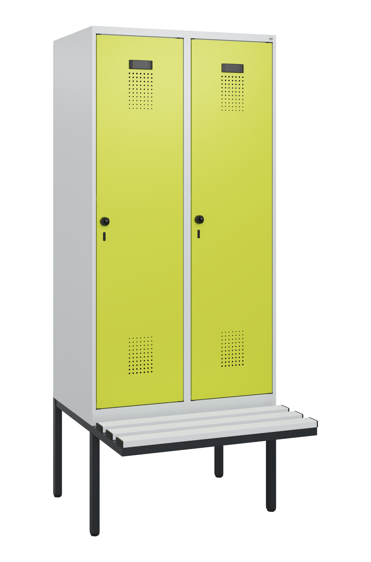 C+P Spind Evolo PLUS, Bank, 2 Abteile, 1950x800x81