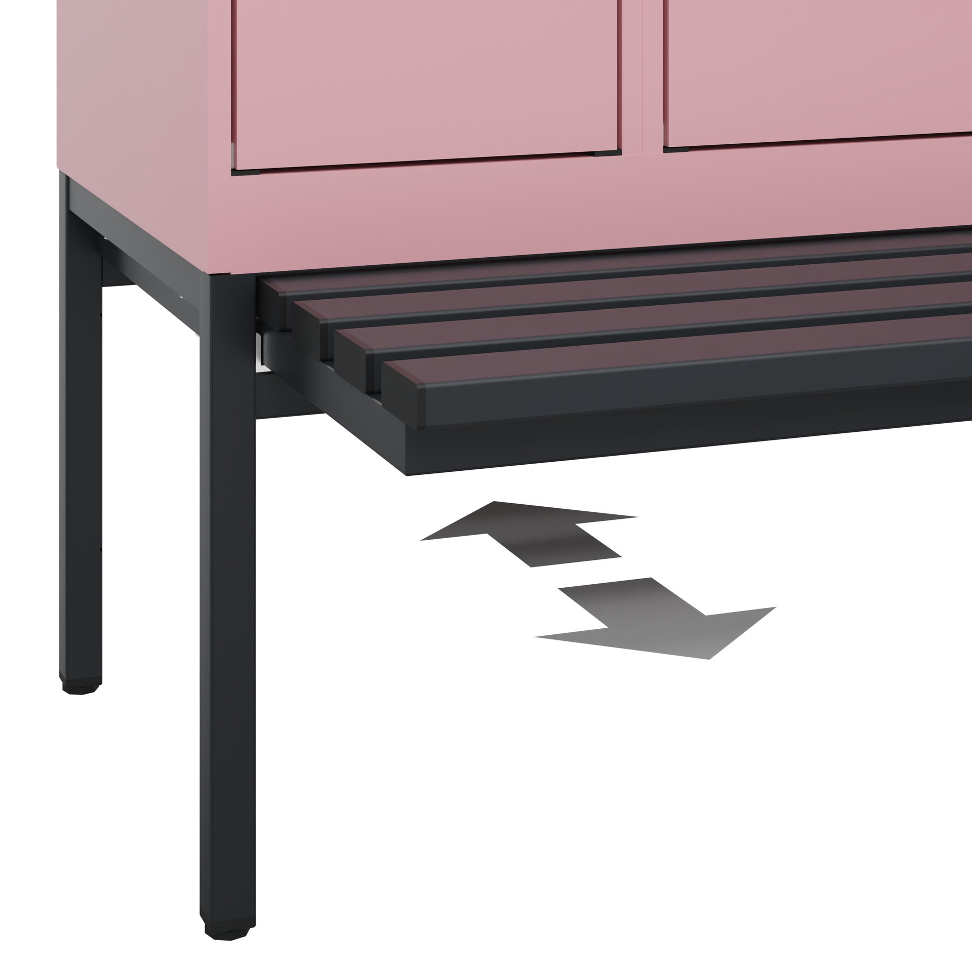 C+P Spind Evolo PLUS, Bank, 1 Abteil, 2120x300x815mm