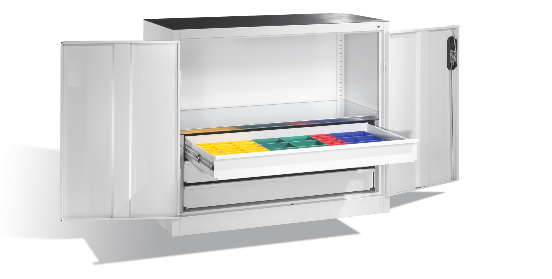 C+P Flügeltürenschrank Acurado, H1000xB1200xT500mm