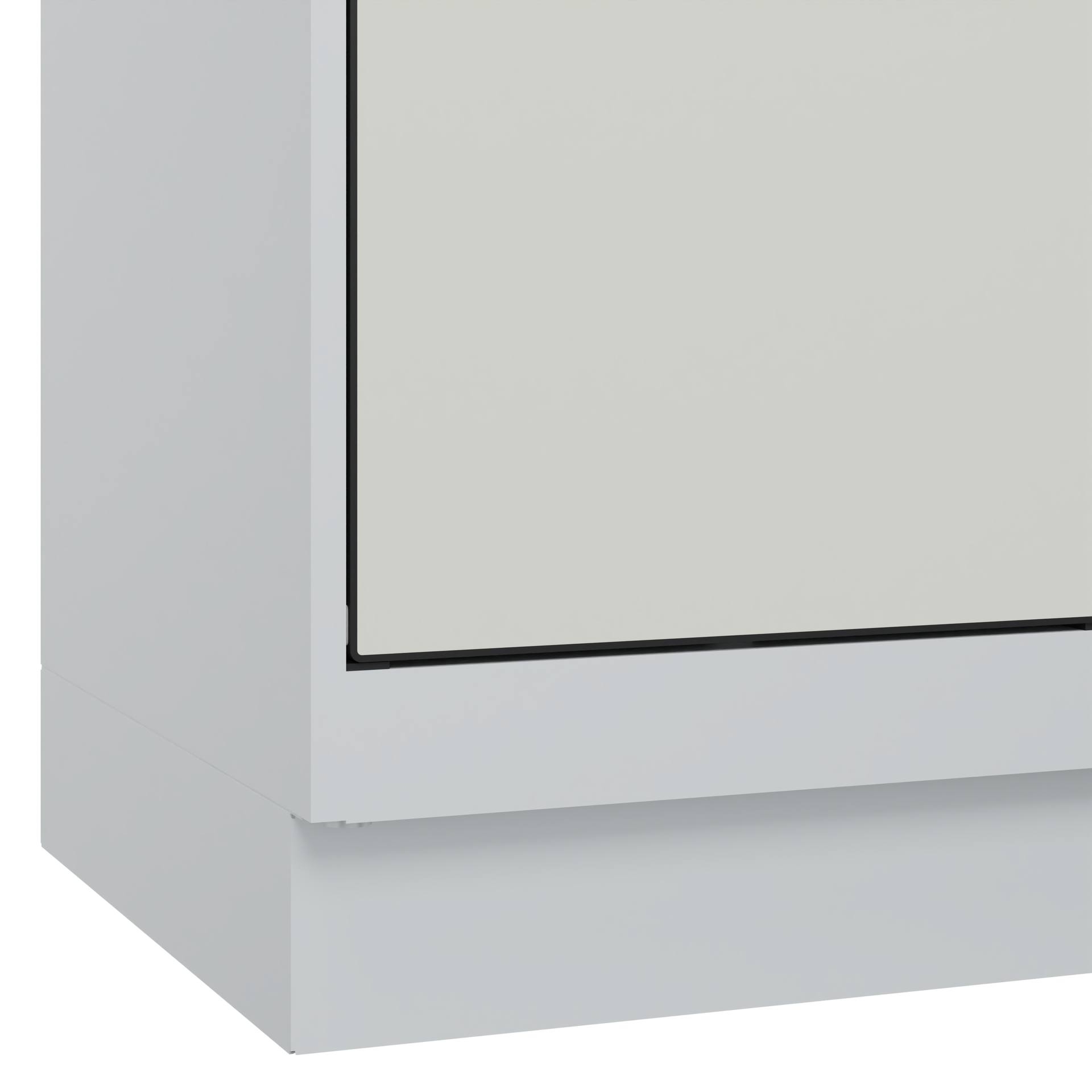 C+P Schlie�fachschrank Evolo PLUS, Sockel, 3 F�cher, 1950x400x500mm