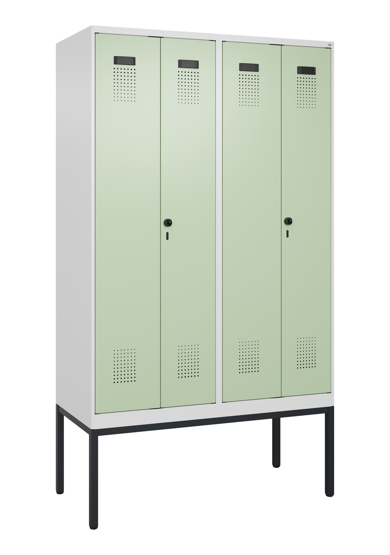 C+P PSA Doppel-Spind Evolo PLUS, Gestell, 4 Abteil