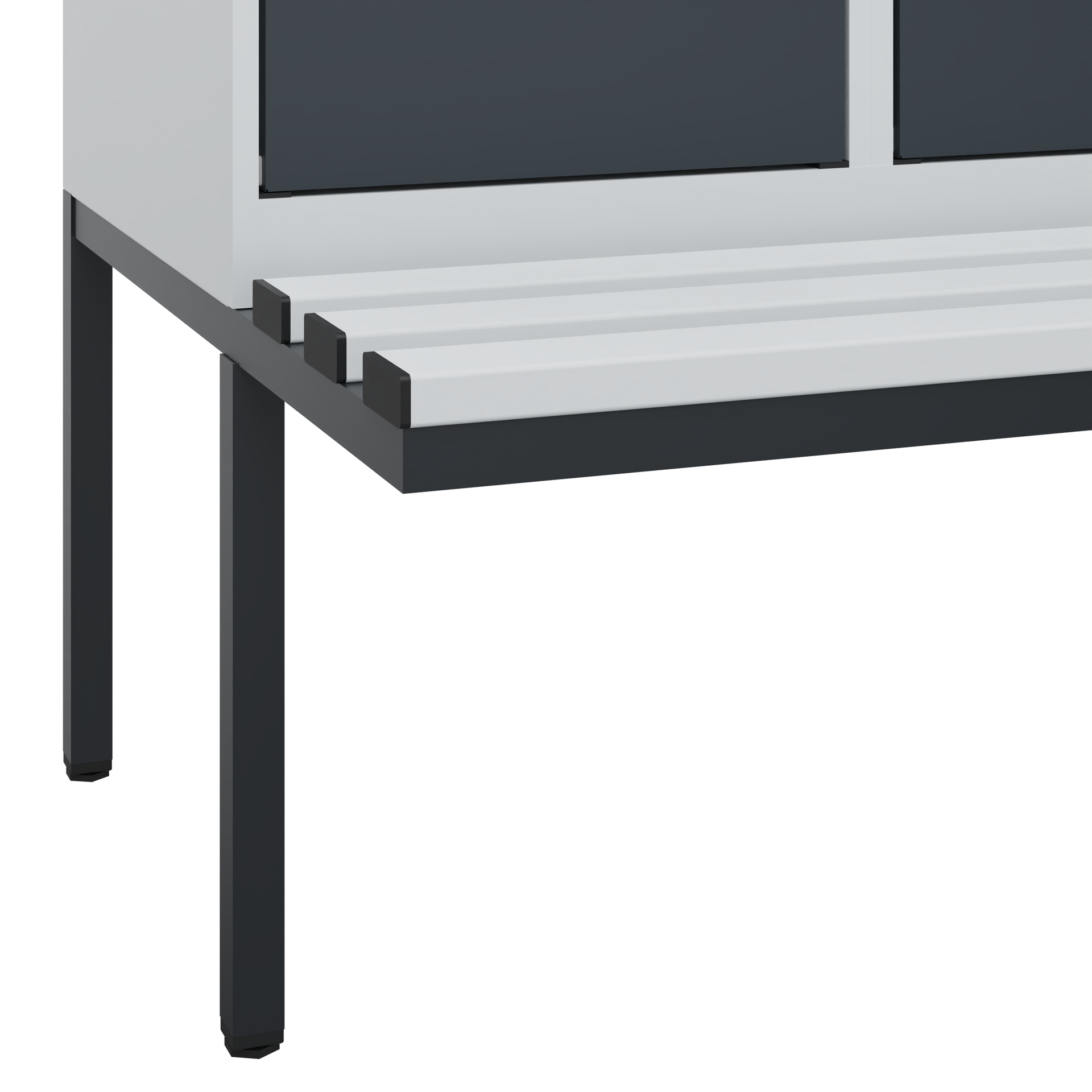 C+P Spind Evolo PLUS, Bank, 2 Abteile, 2120x800x81