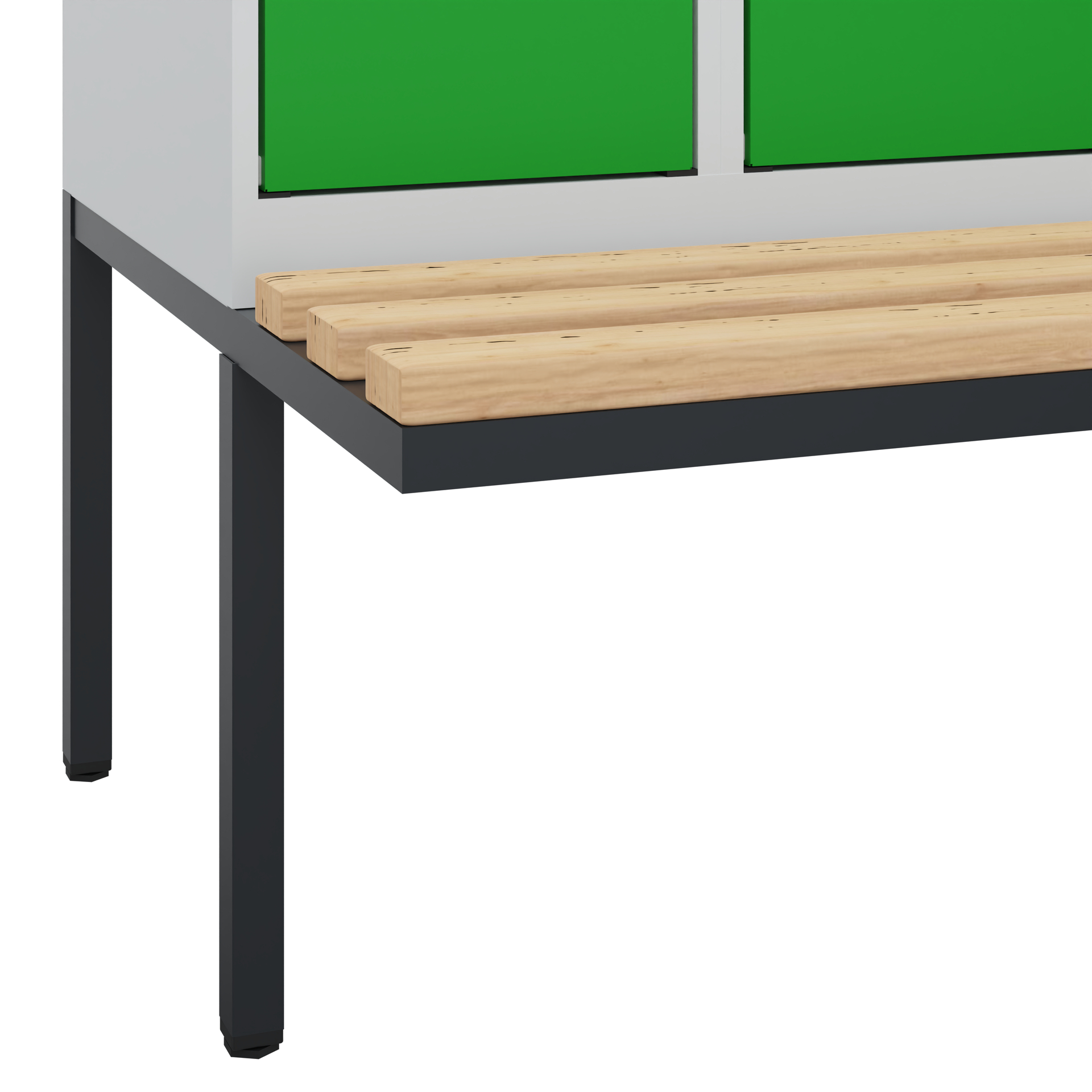 C+P Spind Evolo PLUS, Bank, 2 Abteil, 2120x600x815